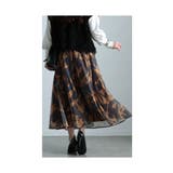 大人な華やぎ花柄メッシュフレアスカート レディース ファッション | Sawa a la mode | 詳細画像17 