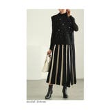 可愛く煌めくクマちゃんビジューのニットベストトップス レディース ファッション | Sawa a la mode | 詳細画像3