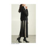 可愛く煌めくクマちゃんビジューのニットベストトップス レディース ファッション | Sawa a la mode | 詳細画像6