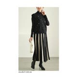 可愛く煌めくクマちゃんビジューのニットベストトップス レディース ファッション | Sawa a la mode | 詳細画像10