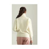 ころんと可愛いくるみボタンハイネックニットトップス レディース ファッション | Sawa a la mode | 詳細画像14