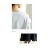 ラフ可愛いショート丈スウェットとワンピースのセットアップ レディース ファッション | Sawa a la mode | 詳細画像12