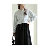 ラフ可愛いショート丈スウェットとワンピースのセットアップ レディース ファッション | Sawa a la mode | 詳細画像18
