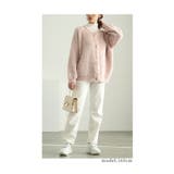 ルーズに着こなせるもっちりシャギーニットカーディガン レディース ファッション | Sawa a la mode | 詳細画像3 