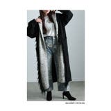 大人映えする配色フーディーニットコート レディース ファッション | Sawa a la mode | 詳細画像13