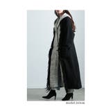 大人映えする配色フーディーニットコート レディース ファッション | Sawa a la mode | 詳細画像16