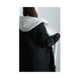 大人映えする配色フーディーニットコート レディース ファッション | Sawa a la mode | 詳細画像19