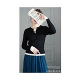 1枚でこなれる重ね着風リブニットトップス レディース ファッション | Sawa a la mode | 詳細画像15