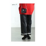 モードを感じる裾螺旋デザインのストレートロングパンツ レディース ファッション | Sawa a la mode | 詳細画像7