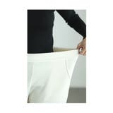 モードを感じる裾螺旋デザインのストレートロングパンツ レディース ファッション | Sawa a la mode | 詳細画像14