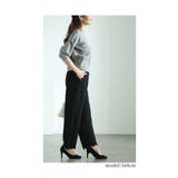 上品かつフェミニンなパールポケットのスカラップテーパードパンツ レディース | Sawa a la mode | 詳細画像6