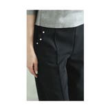 上品かつフェミニンなパールポケットのスカラップテーパードパンツ レディース | Sawa a la mode | 詳細画像15