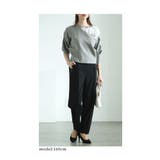 上品かつフェミニンなパールポケットのスカラップテーパードパンツ レディース | Sawa a la mode | 詳細画像18
