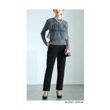 艶やかなパールデコレーションのきれいめテーパードパンツ レディース ファッション | Sawa a la mode | 詳細画像6 