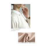 襟取り外し可能な2wayビジューカラーペプラムカットソー レディース ファッション | Sawa a la mode | 詳細画像8