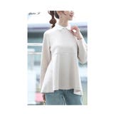 襟取り外し可能な2wayビジューカラーペプラムカットソー レディース ファッション | Sawa a la mode | 詳細画像9