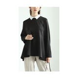 襟取り外し可能な2wayビジューカラーペプラムカットソー レディース ファッション | Sawa a la mode | 詳細画像15