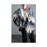 存在感が溢れ出すフリンジニットカーディガン レディース ファッション | Sawa a la mode | 詳細画像8