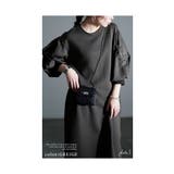 ミリタリー感を重ねる異素材ワンピース レディース ファッション | Sawa a la mode | 詳細画像3