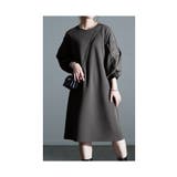 ミリタリー感を重ねる異素材ワンピース レディース ファッション | Sawa a la mode | 詳細画像9