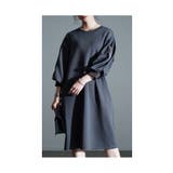 ミリタリー感を重ねる異素材ワンピース レディース ファッション | Sawa a la mode | 詳細画像19