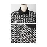 お花が浮かび上がるパンチングレースのコットンシャツブラウス レディース ファッシ… | Sawa a la mode | 詳細画像23 