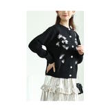 スパンコールが煌めくもっちりニットカーディガン レディース ファッション | Sawa a la mode | 詳細画像9 