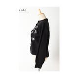 スパンコールが煌めくもっちりニットカーディガン レディース ファッション | Sawa a la mode | 詳細画像21 