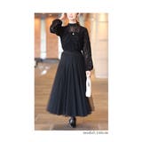 異国情緒溢れるオリエンタル柄フロッキープリントシアートップス レディース | Sawa a la mode | 詳細画像2