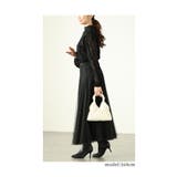 異国情緒溢れるオリエンタル柄フロッキープリントシアートップス レディース | Sawa a la mode | 詳細画像6