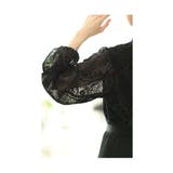 異国情緒溢れるオリエンタル柄フロッキープリントシアートップス レディース | Sawa a la mode | 詳細画像9