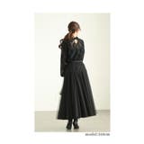 異国情緒溢れるオリエンタル柄フロッキープリントシアートップス レディース | Sawa a la mode | 詳細画像11