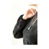 異国情緒溢れるオリエンタル柄フロッキープリントシアートップス レディース | Sawa a la mode | 詳細画像16
