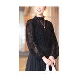 異国情緒溢れるオリエンタル柄フロッキープリントシアートップス レディース | Sawa a la mode | 詳細画像19
