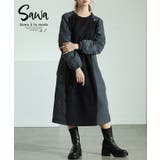 トレンド重ねる異素材キルティングワンピース レディース ファッション | Sawa a la mode | 詳細画像1