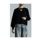 リッチに煌めくキーホールラメニット レディース ファッション | Sawa a la mode | 詳細画像7