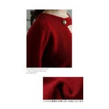 リッチに煌めくキーホールラメニット レディース ファッション | Sawa a la mode | 詳細画像12