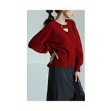 リッチに煌めくキーホールラメニット レディース ファッション | Sawa a la mode | 詳細画像17