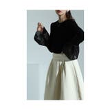 レディを高めるひとくせフレアチュール袖カットソー レディース ファッション | Sawa a la mode | 詳細画像7