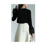 レディを高めるひとくせフレアチュール袖カットソー レディース ファッション | Sawa a la mode | 詳細画像10