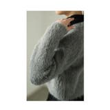 ふわふわシャギーが心地よいニットジャケット レディース ファッション | Sawa a la mode | 詳細画像9