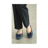 愛らしいリボンを添えたスウェード調スクエアトゥパンプス レディース ファッション | Sawa a la mode | 詳細画像14
