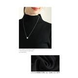 モードに華やぐニット切り替えアシンメトリーオーガンジーワンピース レディース | Sawa a la mode | 詳細画像4
