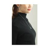モードに華やぐニット切り替えアシンメトリーオーガンジーワンピース レディース | Sawa a la mode | 詳細画像8