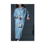 大人ジェンヌにキマるストライプ柄シャツワンピース レディース ファッション | Sawa a la mode | 詳細画像7 