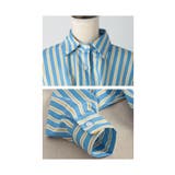 大人ジェンヌにキマるストライプ柄シャツワンピース レディース ファッション | Sawa a la mode | 詳細画像23 