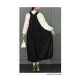 ほんのり甘く若見えドロストサロペットスカート レディース ファッション | Sawa a la mode | 詳細画像9