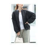 大人の抜け感を纏うライトオンスデニム襟付きビックブルゾン レディース ファッション | Sawa a la mode | 詳細画像5
