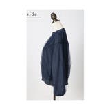 大人の抜け感を纏うライトオンスデニム襟付きビックブルゾン レディース ファッション | Sawa a la mode | 詳細画像21