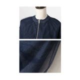 大人の抜け感を纏うライトオンスデニム襟付きビックブルゾン レディース ファッション | Sawa a la mode | 詳細画像23